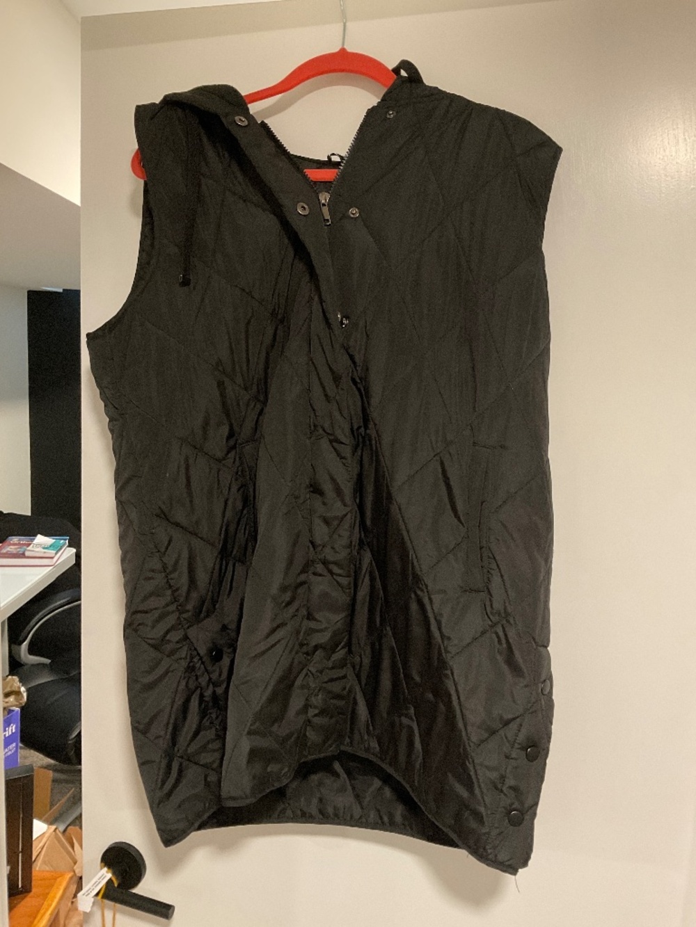 XL Black Tribal Vest